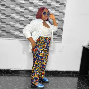 Vibrant Ankara Bloom Trousers
